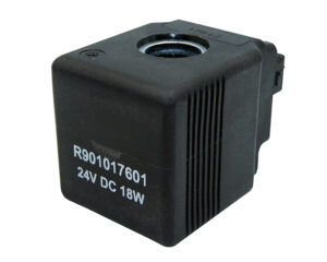 Bobina 24V, D13x38,50mm, 18W, electrovalva hidraulica (conexiune 2 pini, AMP ) Cod producator R901017601, SPULE GZ33-524VDC, SPULE GZ33-5 24VDC 18W, OEM/Part Number, 717/20108, 717/20110, 717/20069, VOE 11714081, VOE11714081, 11714081, Cod producator, R901017601, SPULE GZ33-524VDC, SPULE GZ33-5 24VDC 18W, C13A24/14, 400AA00205A,