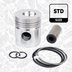 Piston Zetor UR II  Ø111 mm,4 rings , No Turbo 80003021, 80.003.023, 31923160790