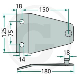 PZ-0250  Suport cutit Krone