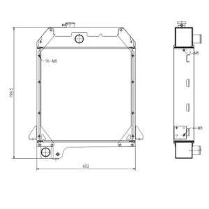 Radiator Racire Caterpillar 4P3377 4P3379