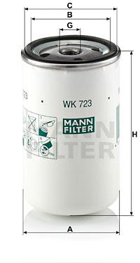 WK723 Filtru Combustibil