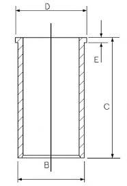 Camasa Piston Semifinisata 85x90x150mm
