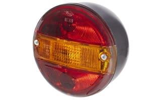 Lampă spate stânga/dreapta (P21W/R5W, 12/24V, roșu/galben, cu semnalizare, cu stop, lumină de poziție, cu iluminare placă de înmatriculare, fără reflector)