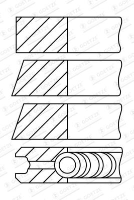 Segmenti Ø 105.572.38x3.16x3.16x4.74 mm