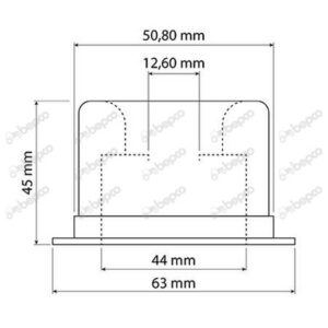 00011675 Manson Frana Goldoni Ø 63.24 MM - L 46.5 MM