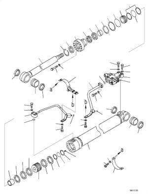 Garnitura Piston 7074410280 707-44-10280 - KOMATSU