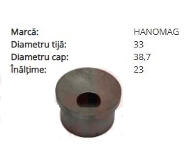 Antecamera Chiulasa Hanomag 33x38.7x23mm