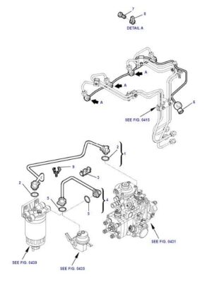 Conducta Retur Combustibil OE CNH 504051276