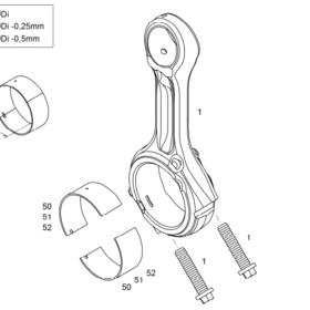 11348054 Biela motor Liebherr