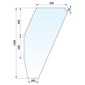 Geam usa stanga Fiat 5124414, 650885880, D9007,