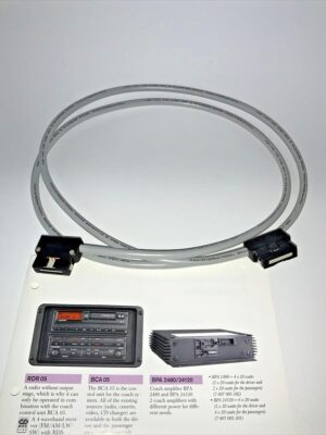 7.607.006.305 CABLU DE CONECTARE CASETOFON SI AMPLIFICATOR *BLAUPUNKT*