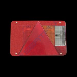 0100CL Geam lampa spate 5 functii cu triunghi *Sertplas* Stanga (24x14)