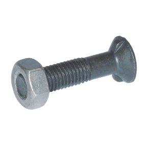 - Surub plug cap oval cu nas dublu și piuliță M12x45mm 1245COP025